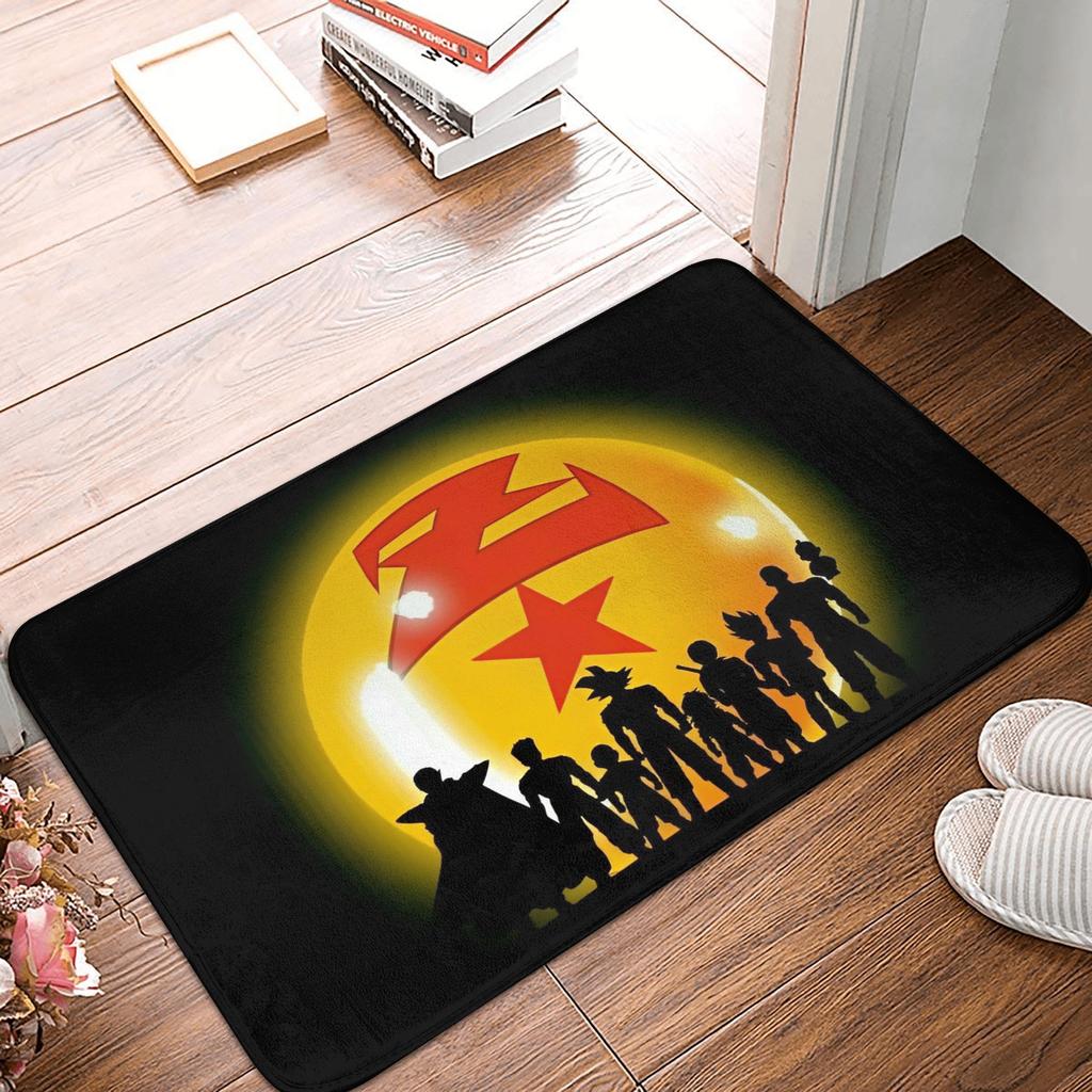 DragonBall Anime Dragon Ball Doormat Non-Slip Entrance Bath Kitchen Door Floor Mat Garage Carpet Rug