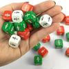 6 Pcs/Lot 16*16mm Fraction Dice White Fractional Number Montessori Educational Kids Math Toys for Kids Games Teaching Adis
