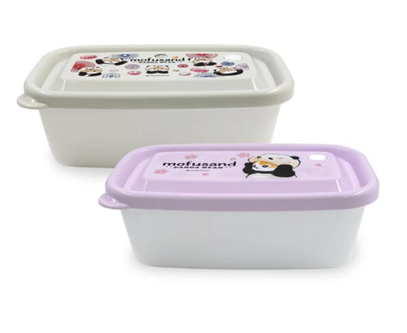 Mofusand Набор контейнеров 2 шт. ( Панда Ньян ) Япония НОВЫЙ