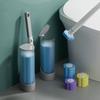 Wall-Mounted Disposable Toilet Brush & Replacement Head