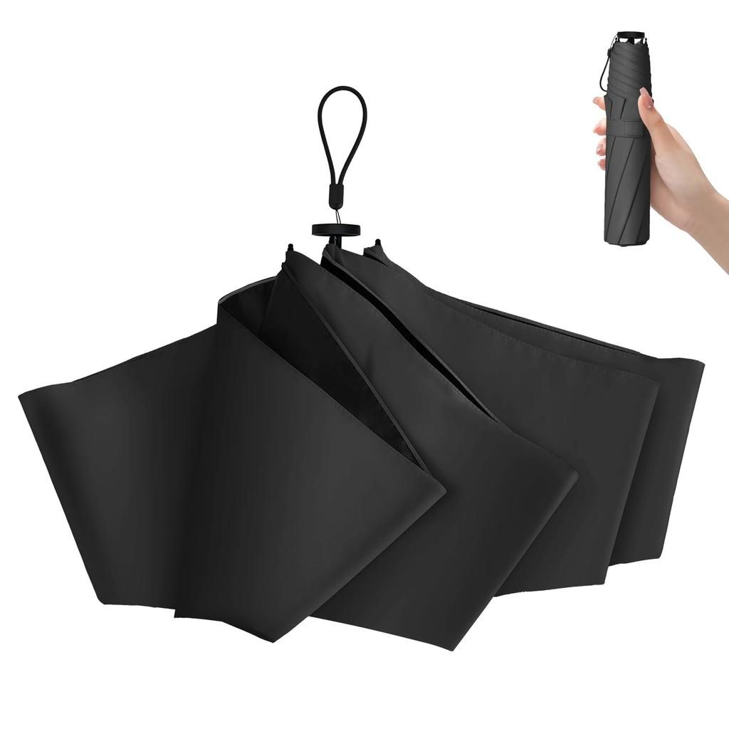 Lightweight UV Cut Over Completely Heat Folding Folding Rain or JIS UV Wind Water Heat Stroke Sun Convenient To Comes with a Storage Pouch Parasol,