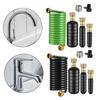Retractable Brass Faucet Adapter With Flexible Hose For Garden Irrigation Drainage Kit Durable ABS Material Leak Proof Design