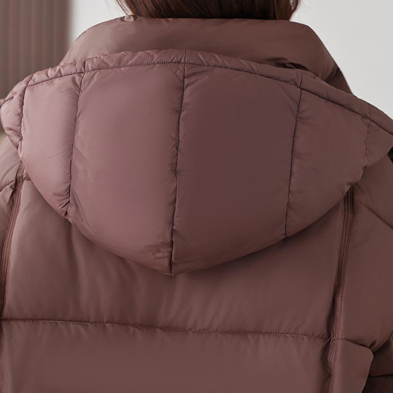 Fashion Woman Parkas Winter Short Coat Hooded Thick Warm Elegant Women's Jackets