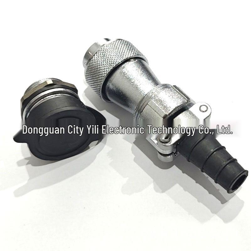 WF24 Male-Female Aviation Plug M24 Waterproof Flange Female Socket Industrial Connector TI+Z