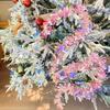 2M/9CM Рождественские украшения Гирлянда-лента DIY Разноцветные полоски Рождественская блестящая гирлянда Мишура Лента Венок