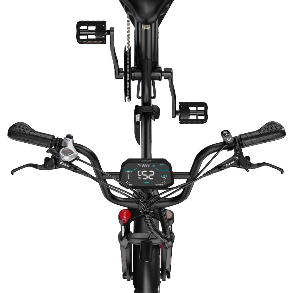 ONESPORT OT30 PRO Urban electric bicycles 1*7 speed 500W motor 48V 18Ah 20*3.0 inch tires