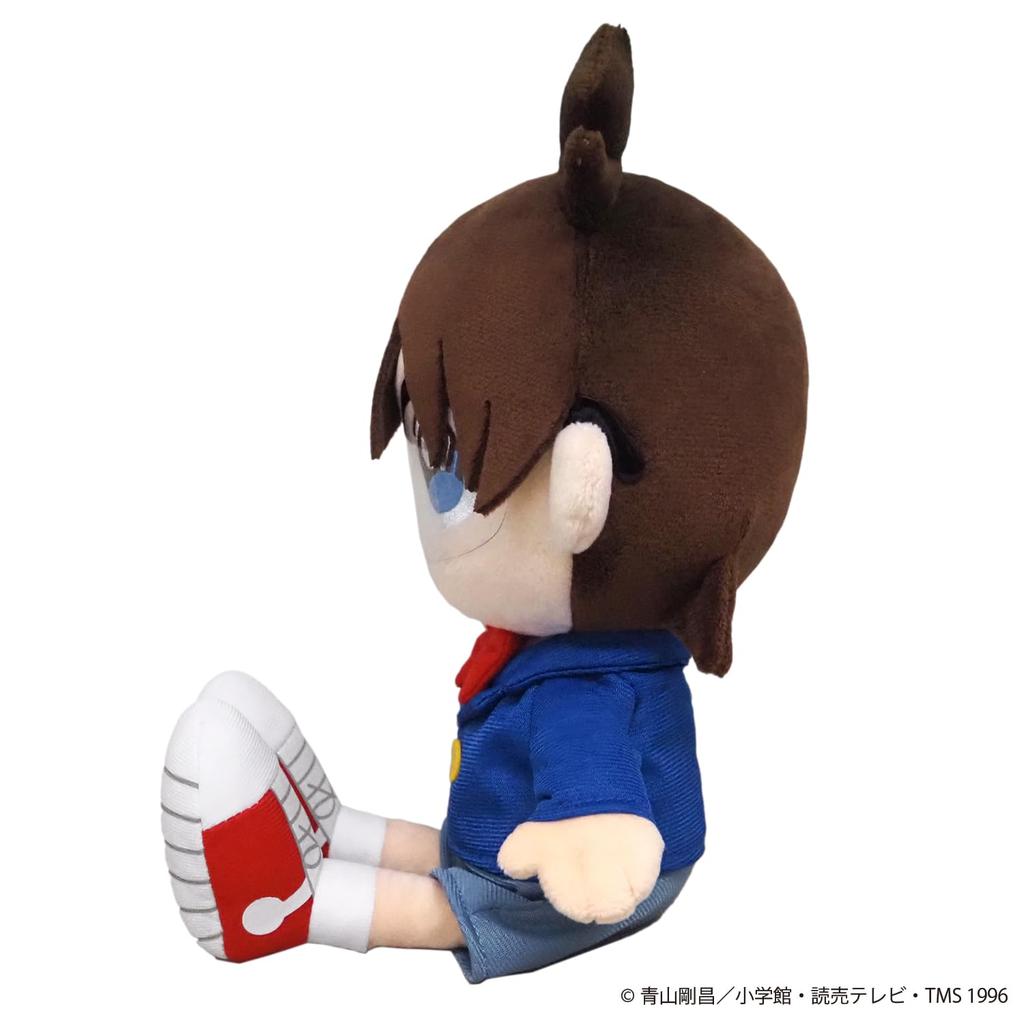 Sanei Boeki Detective Conan Fluffy Friends Edogawa Conan W17 X D11 X H23cm Plush Toy FCN04 (M)