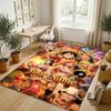 Personalized Crystal Velvet Carpet,One Piece Custom Printed Name, Plush Area Rug For Home Indoor Decor