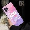 Модный Чехол для Телефона P-pattas Для IPhone 16 Pro Max 15 17 Plus 14 13 12 Mini 11 Черный Чехол
