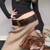 Vintage Wide Waistband PU Leather Grunge Sashes High Quality Women Belts for Women