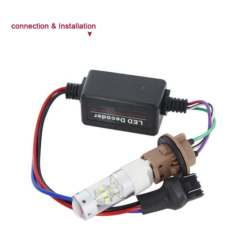 Caubus Resistor T20 7440 7443 W21/5W W21W LED Turn Signal reverse Brake lights No Error Flickering Load Decoder Fix Hyper Flash