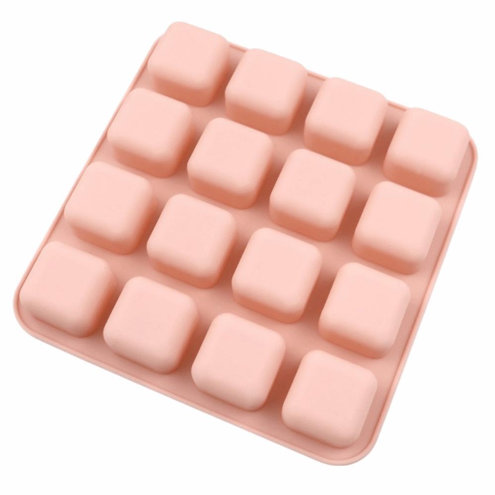 16 Cavity Chocolate Truffles Mold Square Shape Gummy Making Mold New Baking Moulds  Snacks DIY