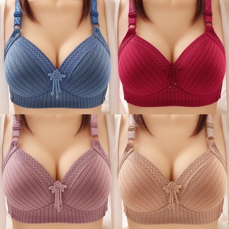 Женский бюстгальтер без стального кольца, нижнее белье с тонкой чашкой и регулируемым плечевым ремнем