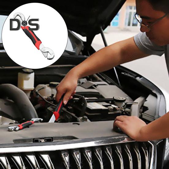 Многофункциональный разводной ключ с нескользящей ручкой, портативный кран, раковина, сантехнические инструменты, набор ключей