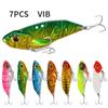 7PCS Metal VIB Fish Bait Shiny Fish Bait