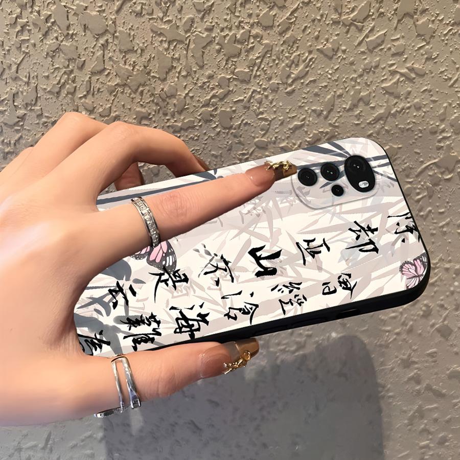 Ретро Чехол в Китайском Стиле для Motorola Moto Edge 20 Pro 30 Lite G32 G51 G73 G22 Edge40 G71 G52 G60s G53 G30 G50