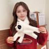 1Pc Fur Collar Soft Polyester Fiber Cartoon Plush Scarf Skin-friendly Faux Rabbit Fur Warm Capybara Clothing Accessories