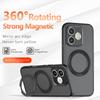 Чехол для Honor 600 Lite Делюкс Акриловый Магнитный 360° Вращающаяся подставка Задняя крышка Для Honor 600 Lite Беспроводная зарядка Чехол для телефона