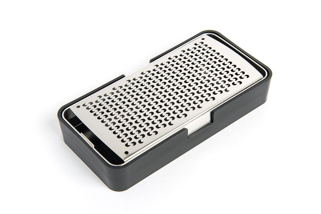 Iidaya Evergrater в виде палочки из нержавеющей стали терка Professional Compact Zester Grater JK04 (Сделано в Японии/С блюдцем/Размером с ладонь)