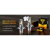 2PCS H4 LED Light Bulbs,9003 Headlight High/Low Beam Driving,Fog & Spot Lights with 50000 RPM Turbo Fan,6500K IP68 Waterproof