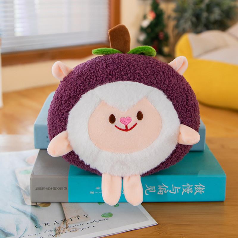 Mangosteen Creative Cute Lamb Keychain Cartoon Girl Backpack Pendant Decorative