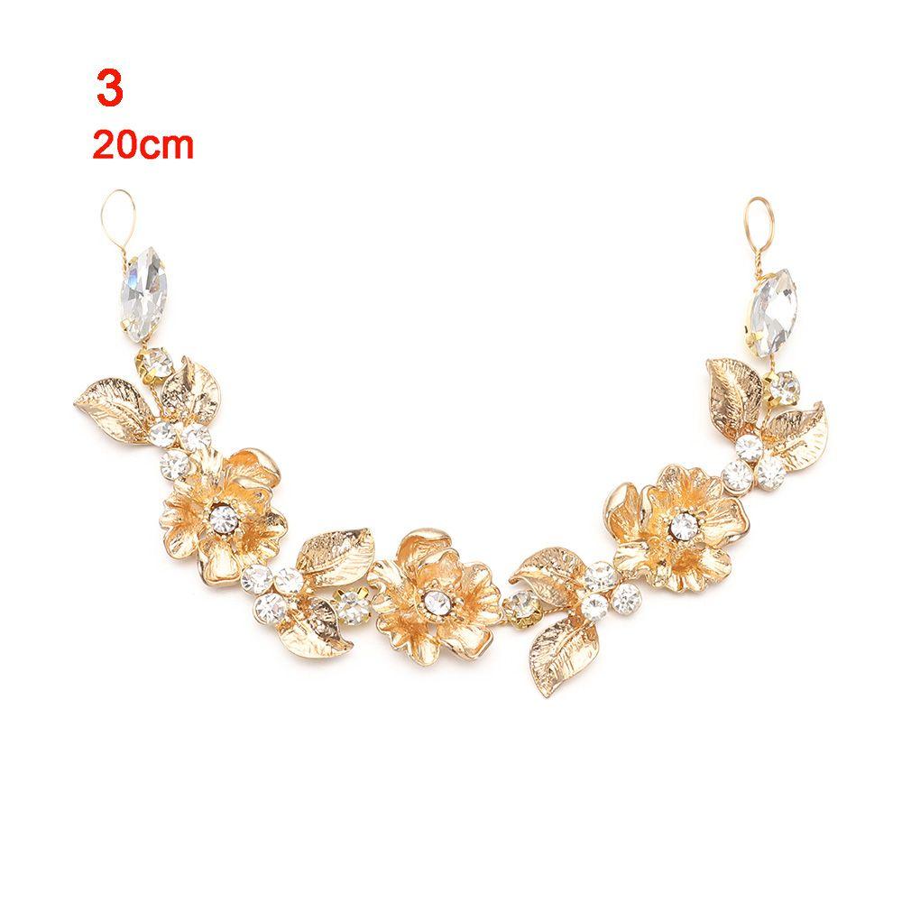 Wedding Decoration Handmade Hair Ornament Crystal Headband Tiara Jewelry Bridal Hairpin Hair Pins