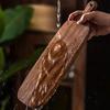 Japanese-style Serving Plate Long-handle Cheese Board Household Solid Wood Cutting Board  Pizza