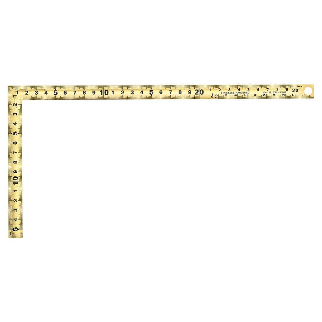 Niigata Seiki SK Сделано в Японии Золотая изогнутая шкала Шаку Тоби Каидан Обе одинаковые глаза Квадратная толщина 30 см GCT-30CKD Золотой