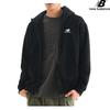 New Balance Half Club  Nbmdd41013 Bk Essential Brushed Hoodie Zip Up Unisex Hoodie Zip Up