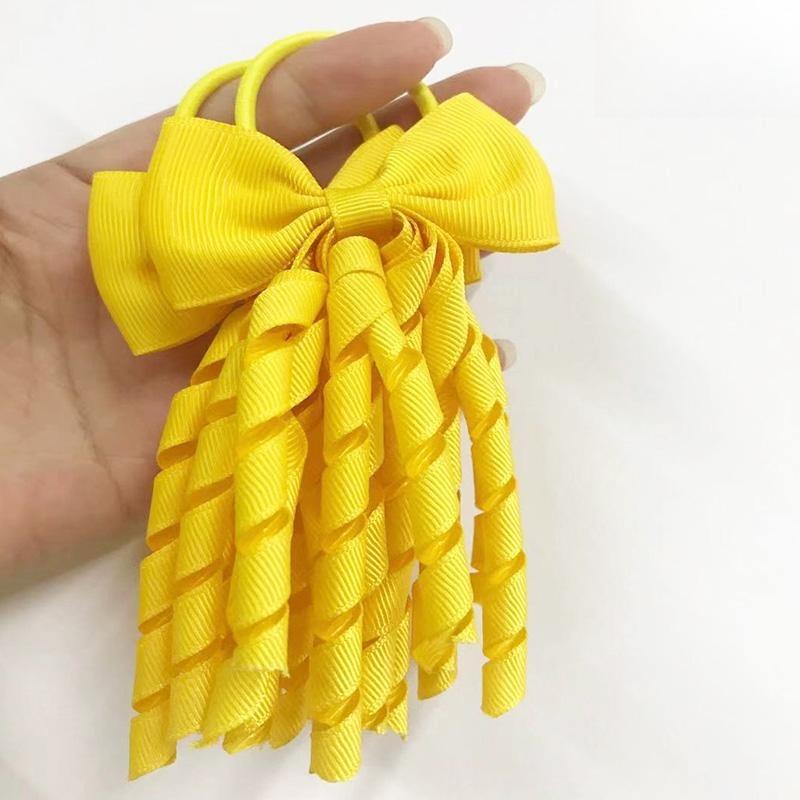 Girl Rubber Band Hair Rope Cheerleader Girl Hair Tie Hair Ring Ponytail Holder Bowknot Headdress
