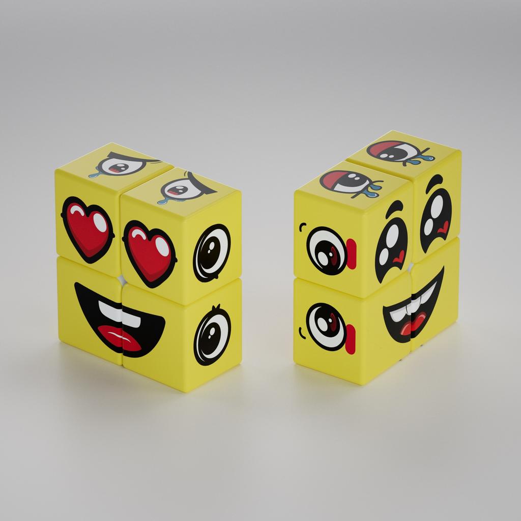 Nd Order Face Changing Cube 3rd Order Tic Tac Toe Cube 122 Cube Educational Toy