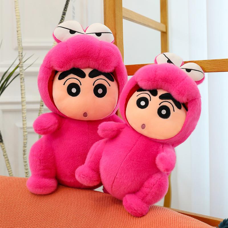 Crayon Shinchan Plush Crocodile Backpack With Soft Short Plush For Kids Birthday Gift