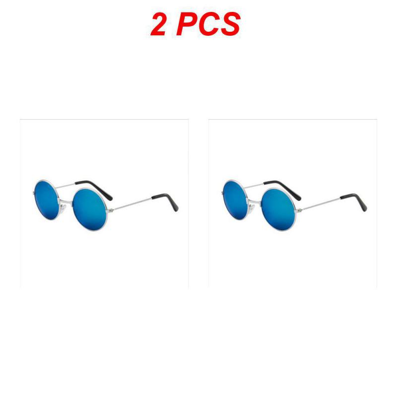 2/4/6PCS Shades Vintage Tac Lens Material Retro Unisex Gafas Sol Mujer Mens And Womens Fishing Camping Goggles Personality