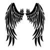 Наклейки для автомобиля, наклейки для мотоцикла, пара красивых крыльев ангела, декоративные аксессуары, креативный солнцезащитный крем, водонепроницаемый ПВХ,