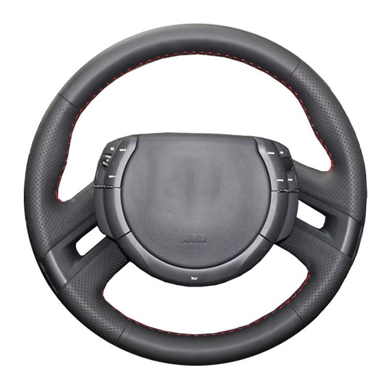 Custom Original Car Steering Wheel Cover For Citroen C4 Picasso 2007-2013 Leather Braid For Steering Wheel DIY