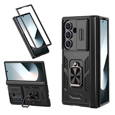 Новый чехол для складного телефона SAM Z Fold7 с кольцом-подставкой на шарнире Sharp Armor и защитой от падений