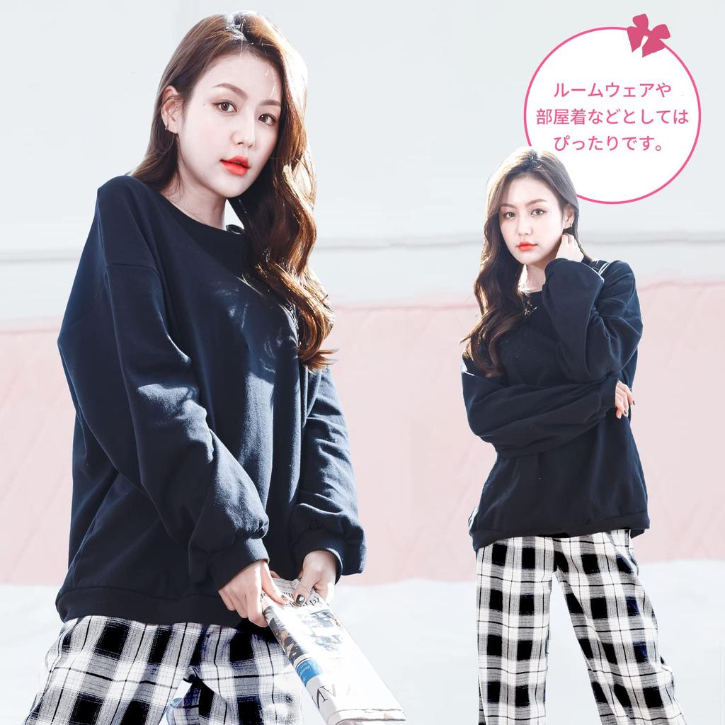 Пижама для дома верх и низ длинный милый [MiniZaru] женский, комплект, рукава, (3035 Л)