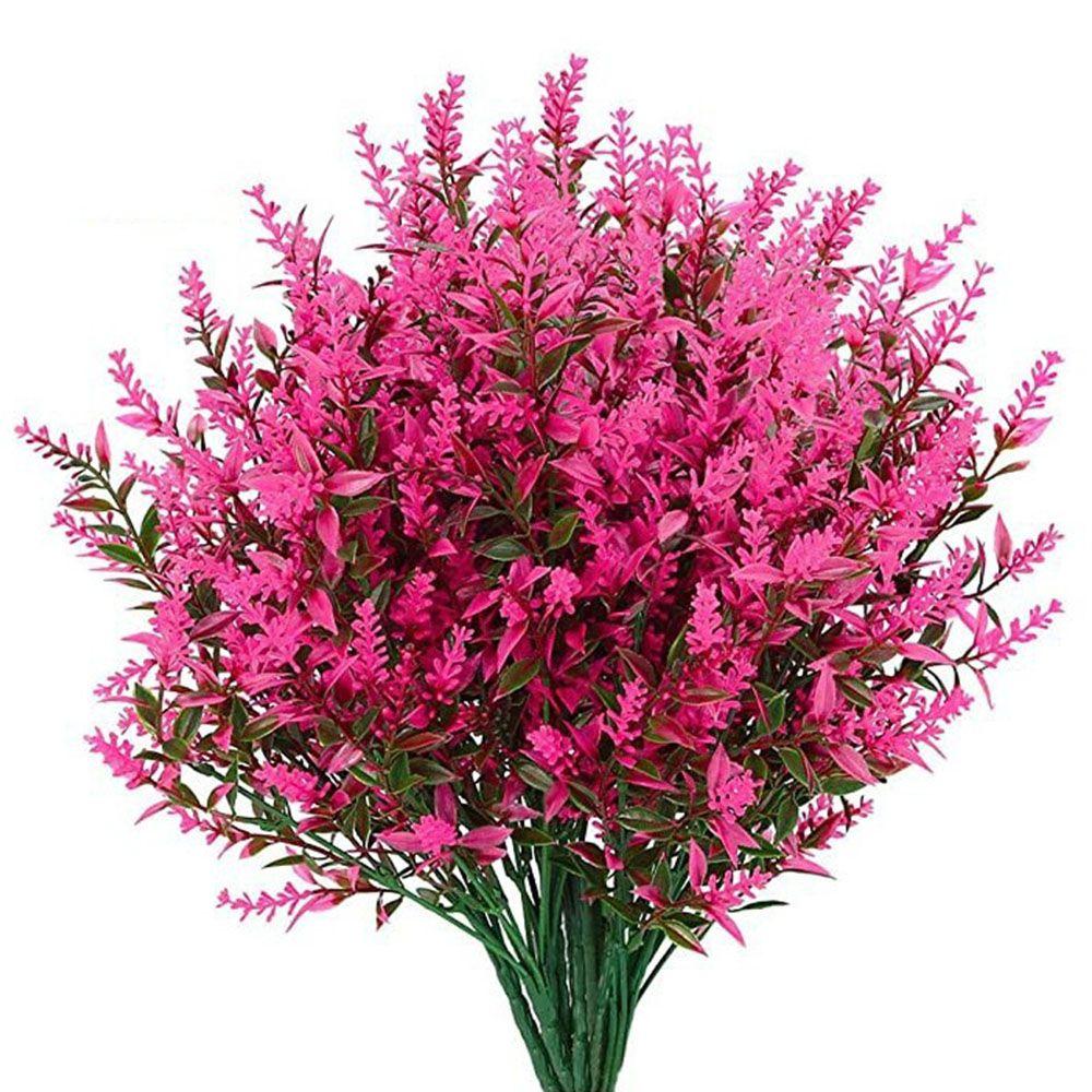 Реквизит для фотосъемки в стиле фермерского дома, Домашний декор для сада, Искусственные кусты лаванды, Растения, Искусственные цветы