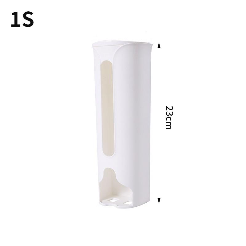 Kitchen Plastic Bag Holder Organizer Wall Hanging Garbage Bag Storage Box Bathroom Trash Bag Bucket Dispenser Kitchen Accessory