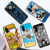 Black Case for Samsung Note 20 Lite S24 Ultra S23 A03 A05 A06 A11 A71 A15 A16 A13 A24 A25 A33 A52 A53 A50 M55 M35 Plus W-77 One Piece Anime
