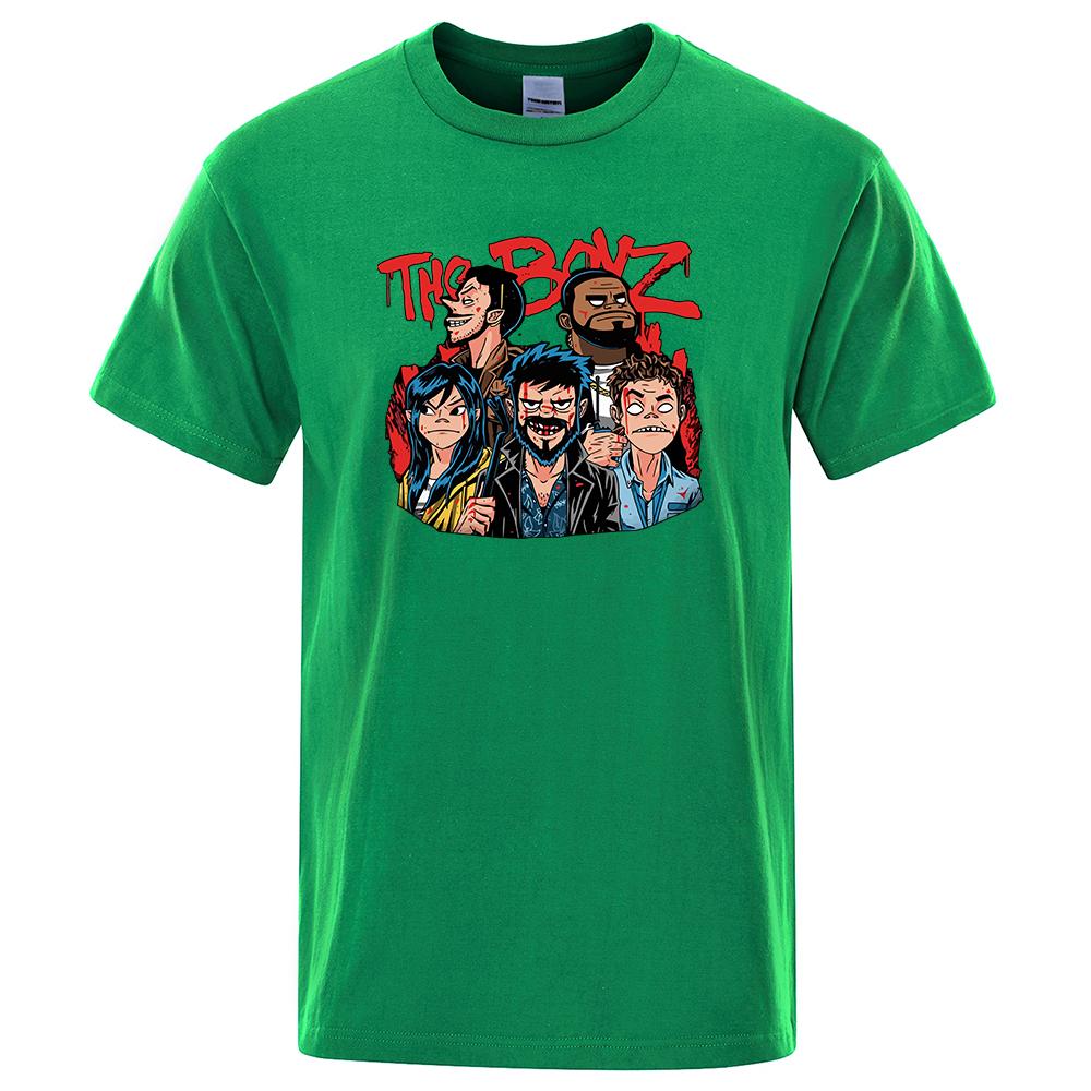 Футболки для женщин с забавным принтом The Boys, свободная одежда больших размеров, летняя хлопковая мягкая дышащая повседневная футболка в стиле хип-хоп с короткими рукавами