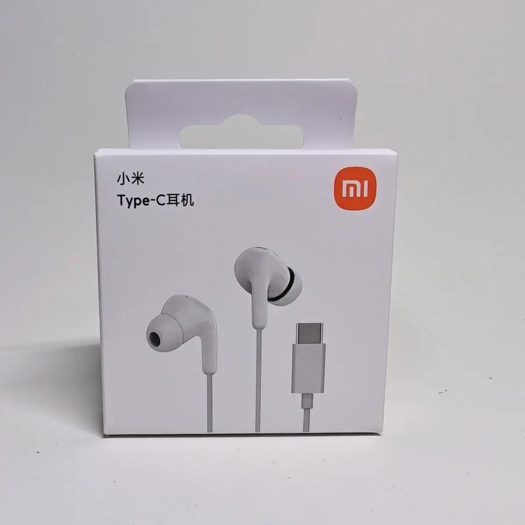 Original Type C Wired Headphones In Ear Headset Wired Earphones with Microphone Stereo Earbuds For Redmi POCO Huawei Samsung
