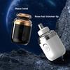 Mini Capsule Razor 2-In-1 Electric Shaver with Nose Hair Trimmer USB Rechargeable Waterproof Wet Dry Portable Travel Men Beard Trimmer