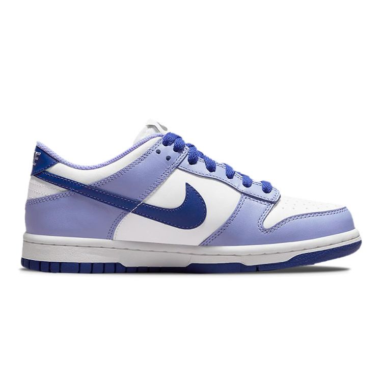 Nike Детские кроссовки Dunk Low GS Blueberry Фиолетово-белые Light-Thistle DZ4456-100