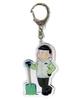 Choromatsu Playing Acrylic Keychain Comiket (Snow Ver.) "Mr. Osomatsu" 91/c91