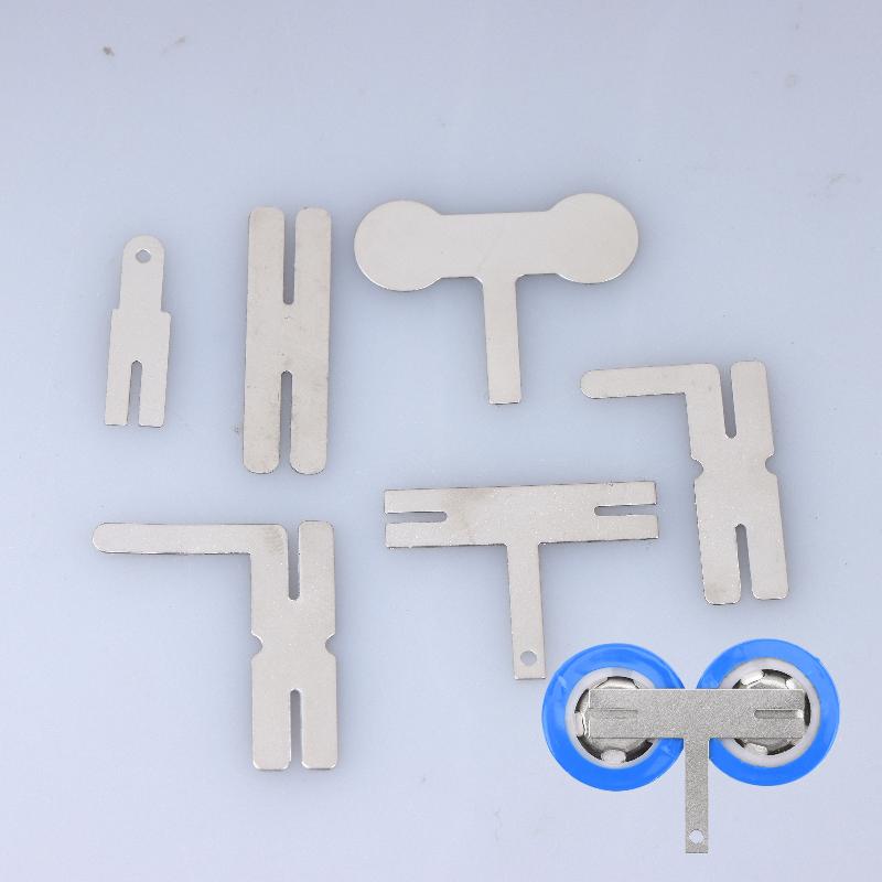 100 шт. Многоугольная никелевая пластина для аккумуляторов 18650, никелевая пластина для литиевых аккумуляторов для точечной сварки, листы для соединения аккумуляторов