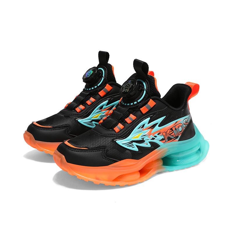 Girls' Sports Shoes 2025 Spring and Autumn Mesh Breathable Sports Shoes Boys' Lightweight Soft-soled Running Shoes Foreign Trade Spot