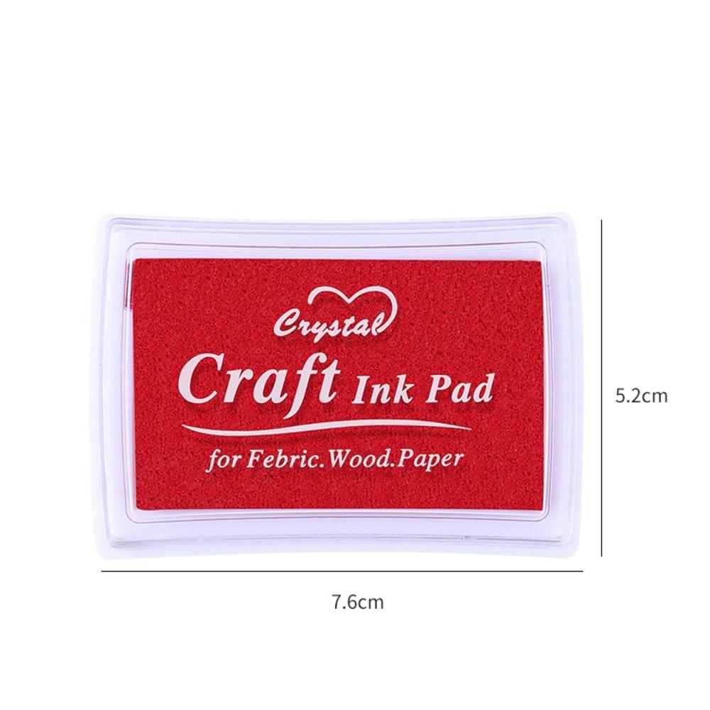 Quick-drying Finger Signature Inkpad Clear Stamping Thumbprint Ink Pad  Graffiti Drawing