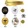 18 шт., черные и золотые латексные шары, выпускные гелиевые шары для взрослых и детей, украшения для дня рождения, детский душ, товары для дома