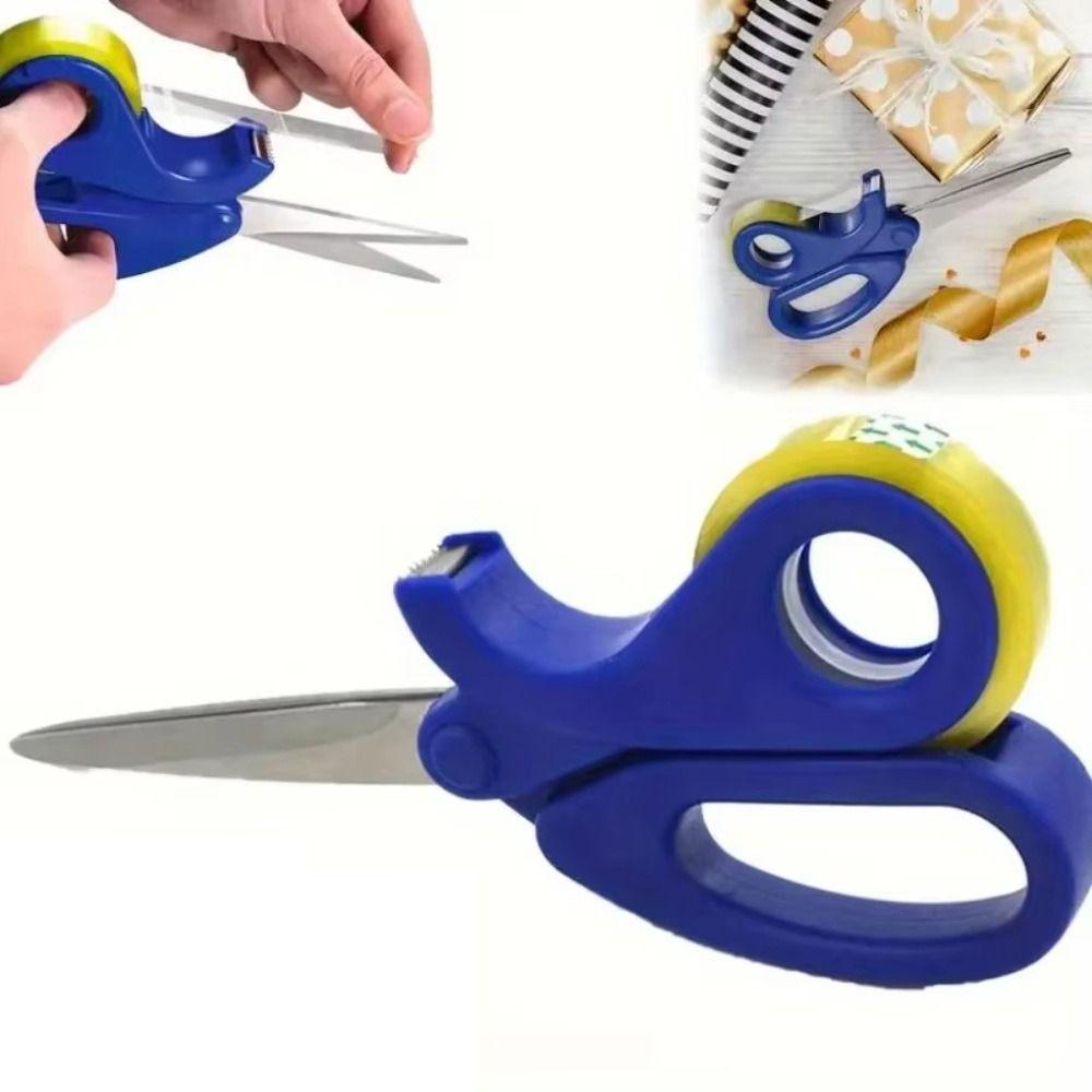 with Transparent Tape Scissors with Tape Dispenser Utility Scissors DIY Projects